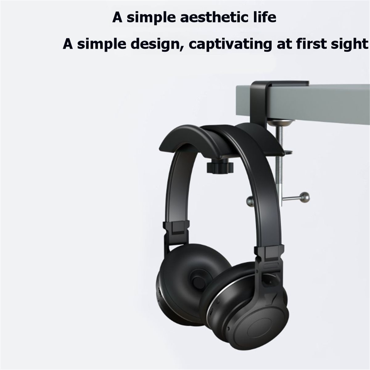 Headphone Stand Desk - DT75BG Ayarlanabilir Döndürülebilir Kol Kelepçesi PC
