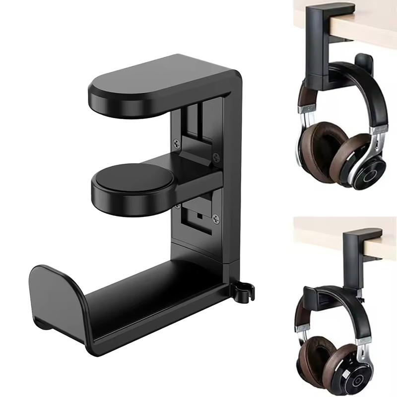 Headphone Stand Desk - Evrensel Oyun Kulaklığı Standı, Ayarlanabilir 360