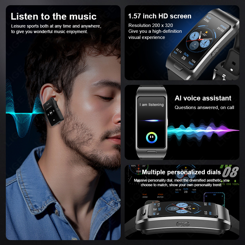 LIGE Yeni Akıllı Saat Kulaklık - Wireless Earbuds Tws incelemesi ve fiyatı