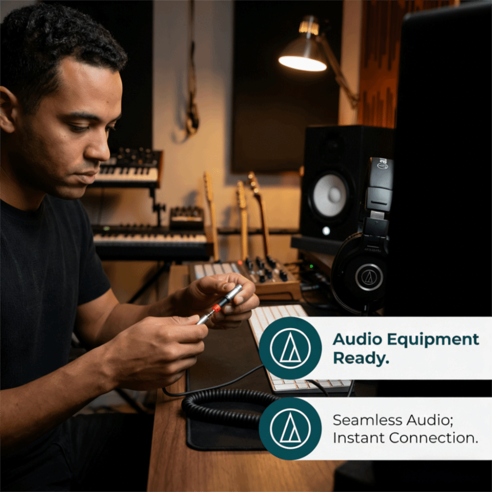 Tak ve Çalıştır 2.5mm - 3.5mm  - Audio Technica Headphone Ath-M50X incelemesi ve fiyatı