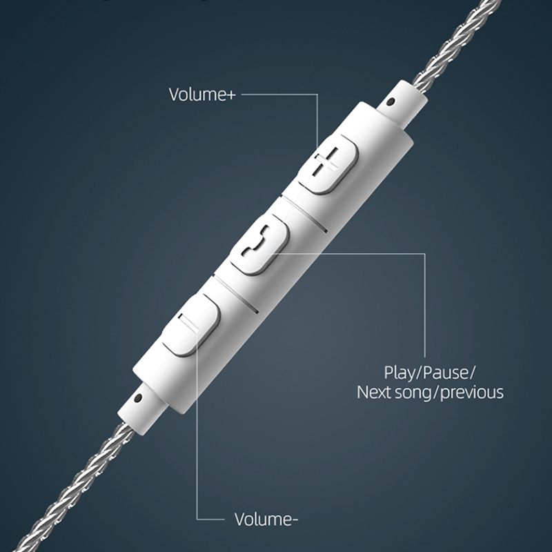 Yeni 7.1 HIFI Gümüş Kaplama Yü - Wired Earphone Mic incelemesi ve fiyatı